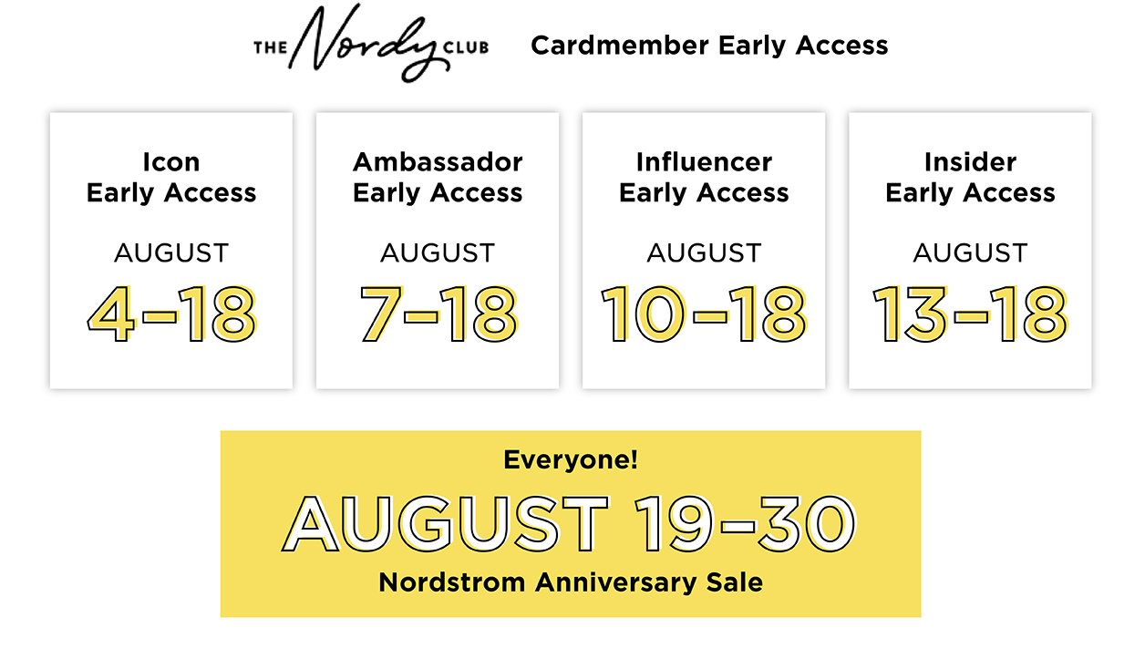 nordstrom anniversary, sale, nordy club, shopping, early access